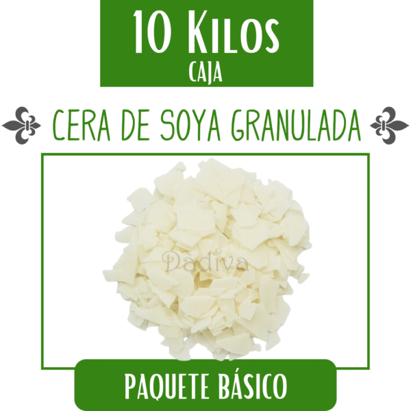 CERA DE SOYA GRANULADA 10 Kg