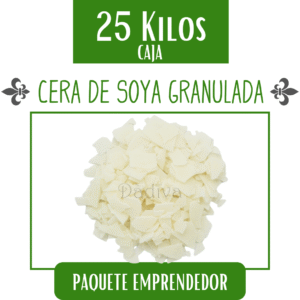 CERA DE SOYA GRANULADA 25 Kg