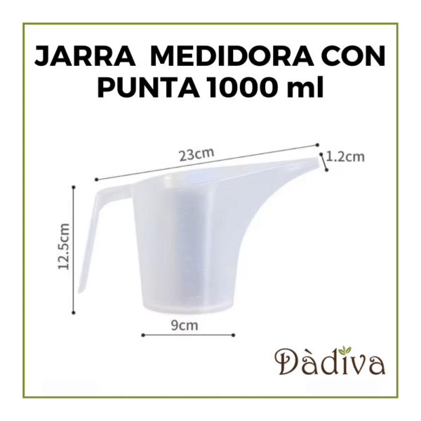 JARRA MEDIDORA CON PUNTA