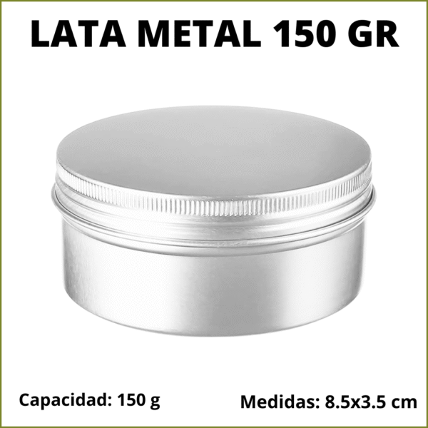 LATA DE METAL 150 g