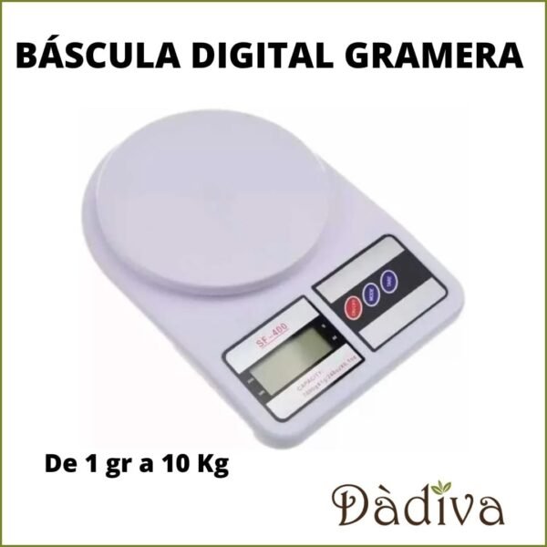 BÁSCULA DIGITAL GRAMERA