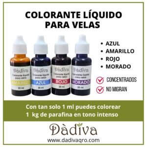 COLORANTE LÍQUIDO PARA VELAS CONCENTRADO