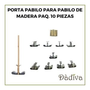 PORTA PABILO PARA PABILO DE MADERA