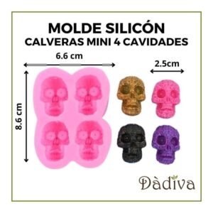 CALAVERAS MINI 4 CAVIDADES