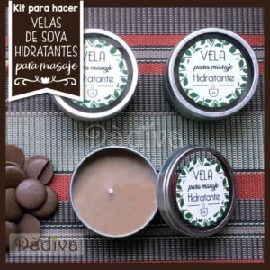KIT COMO HACER VELAS PARA MASAJE HIDRATANTES